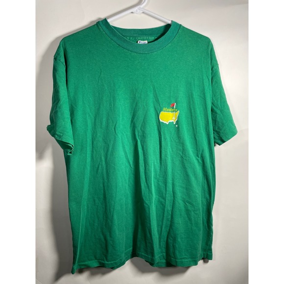 Champion The Masters Golf Tournament‎ Green T Shirt Men's XLarge 70s 80s